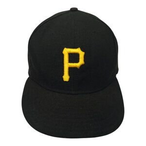 Pittsburgh Pirates New Era MLB 59Fifty Fitted Cap 7 5/8 Hat Embroidered P Logo